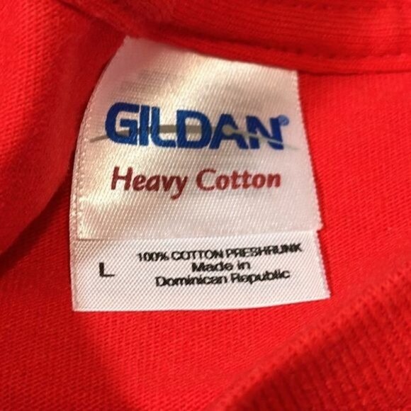 Bulls on Parade Houston Texans Red Tee size Large NWOT Gildan Preshrunk Cotton - Picture 7 of 12